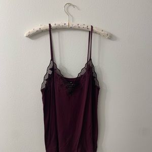 Maroon tank